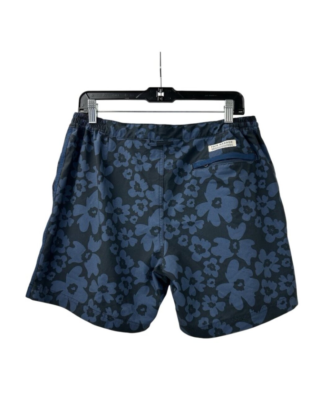 Fair Harbor Men’s 32 The Sextant Trunk Navy Blue Floral Print Board Swim Shorts - Picture 5 of 16